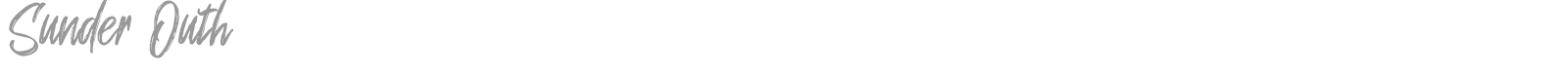Sunder Outh font preview